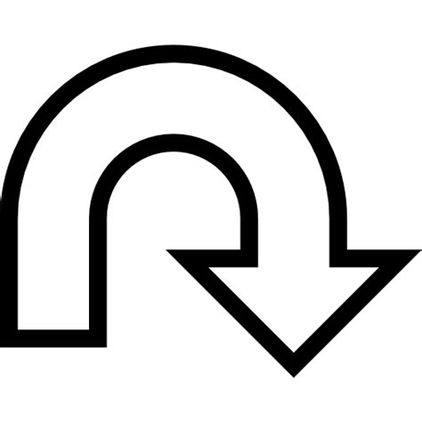u turn png|U turn Icons & Symbols .